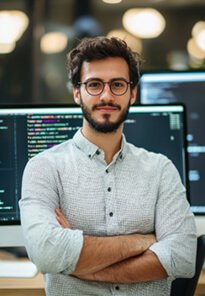 Team member Khalid Butt, Graphic Designer