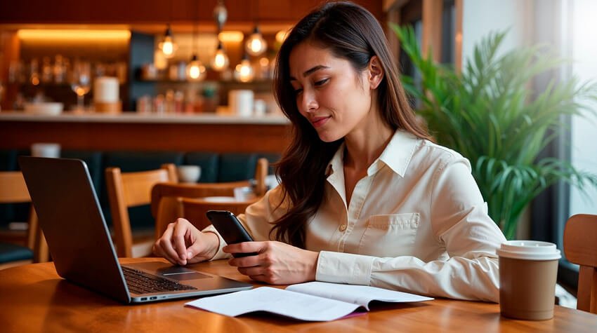 Image of social media marketing campaign performance